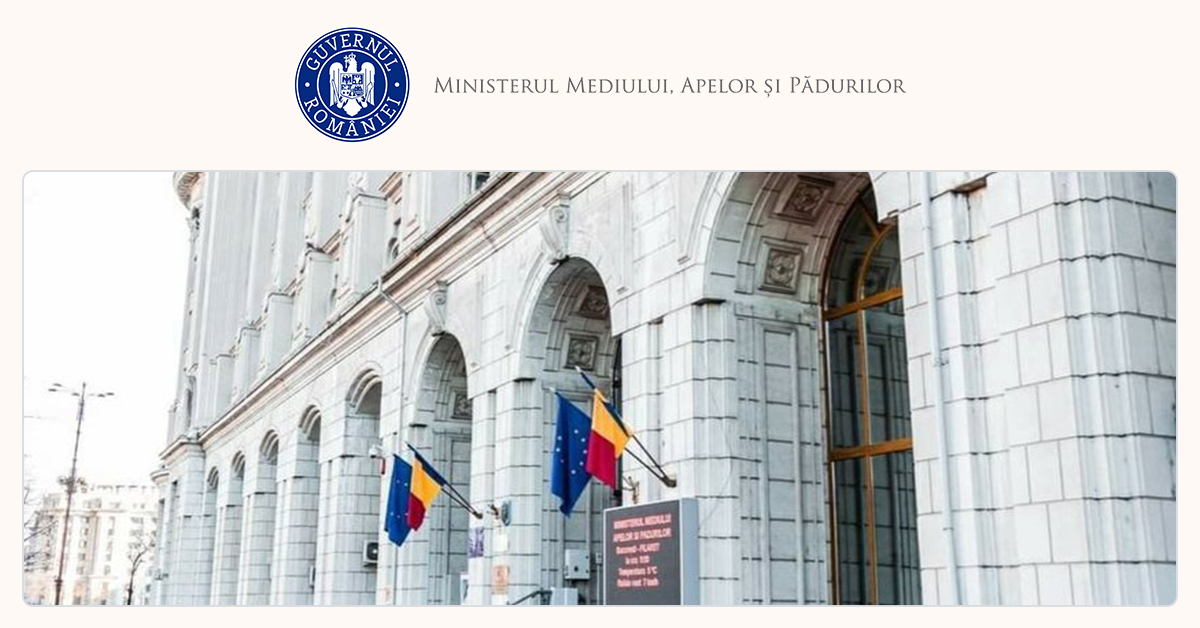 COMUNICAT DE PRESĂ – MMAP a emis astăzi acordul de mediu final pentru Amenajarea Hidroenergetică Livezeni Bumbești